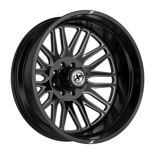 XF OFFROAD XF-240 22.0x10.0 8x165.1/8x170 Gloss Black Milled