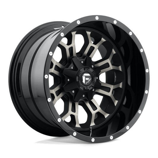 FUEL D561 CRUSH 18x9 5x139.7/5x150 -12 GLOSS MACHINED DOUBLE DARK TINT