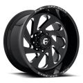 Fuel D637 VORTEX 22x12 8x170 -44 GLOSS BLACK MILLED