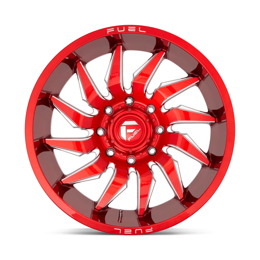 FUEL OFF-ROAD D745 SABER 22.0x10.0 8x180 CANDY RED MILLED