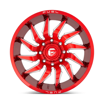 FUEL D745 SABER 22x12 8x180 -44 CANDY RED MILLED