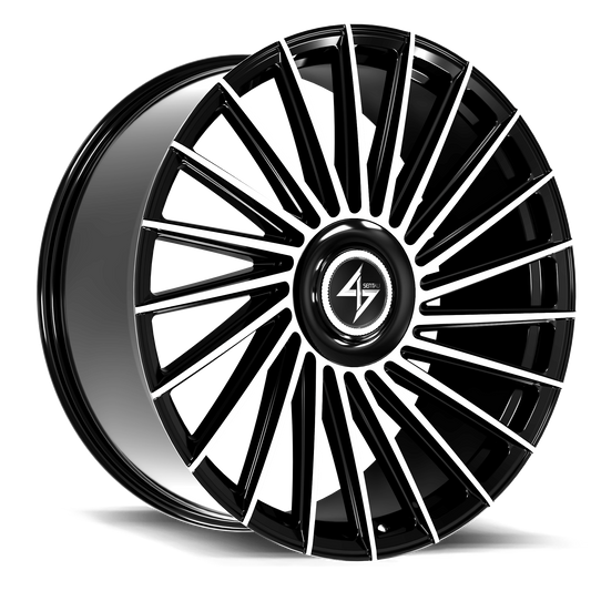 SENTALI LUXX LEGACY 24.0x10.0 6x135/6x139.7 Gloss Black Machined
