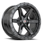 VORTEK VRT-602 20.0x9.0 6x135/6x139.7 Satin Black