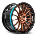 SENTALI BARREL SB2 20.0x10.5 5x115 Gloss Black Lip / Gloss Bronze Centre
