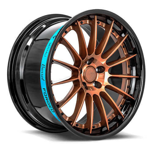 SENTALI BARREL SB2 22.0x9.5 5x127 Gloss Black Lip / Gloss Bronze Centre
