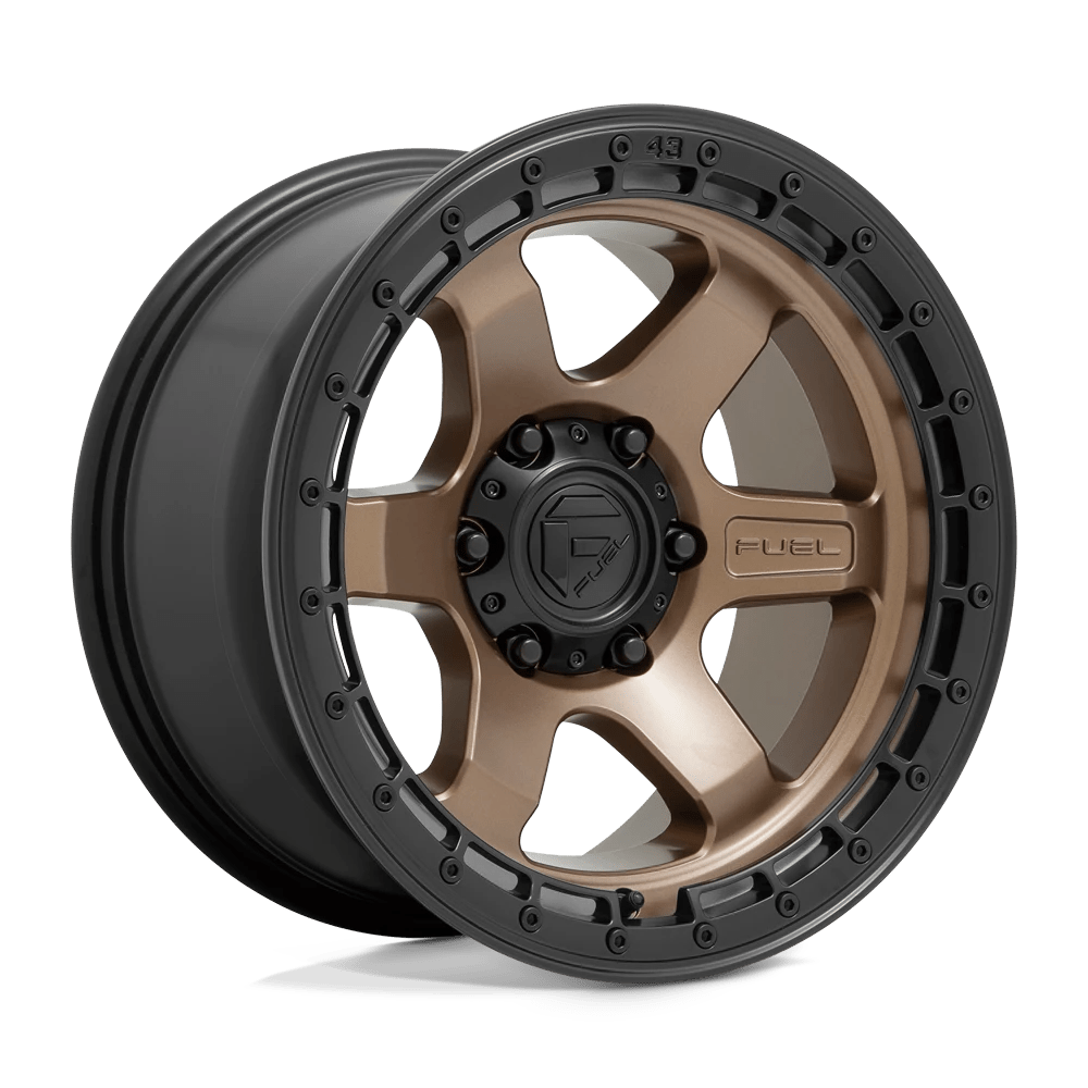 FUEL D751 BLOCK 17x9 6x120 1 MATTE BRONZE WITH BLACK RING