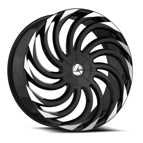AZARA AZA-534 24.0x9.0 6x135/6x139.7 Gloss Black Machined