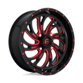 FUEL OFF-ROAD D642 20.0x7.0 4x156 GLOSS BLACK RED TINTED CLEAR