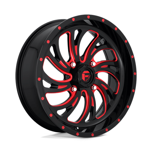 FUEL OFF-ROAD D642 20.0x7.0 4x137 GLOSS BLACK RED TINTED CLEAR