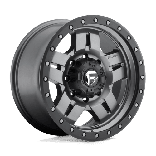 FUEL OFF-ROAD D558 18.0x9.0 6x139.7 MATTE GUN METAL BLACK BEAD RING