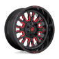 FUEL OFF-ROAD D612 STROKE 20.0x10.0 8x170 GLOSS BLACK RED TINTED CLEAR