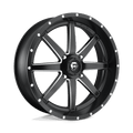 Fuel D538 14x7 4x156 38 MATTE BLACK MILLED