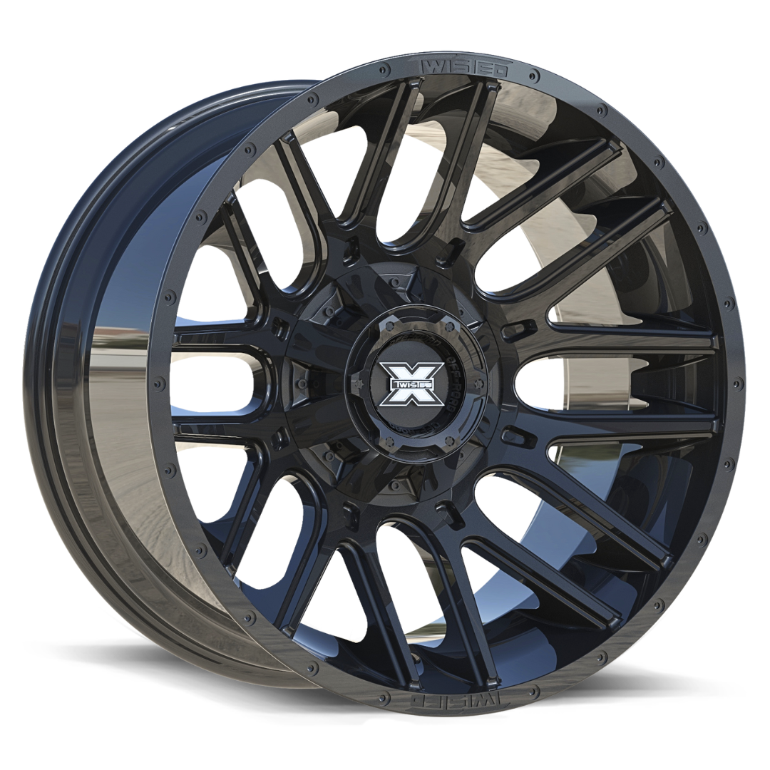 TWISTED OFF-ROAD TW3 20.0x10.0 8x165.1/8x170 Gloss Black