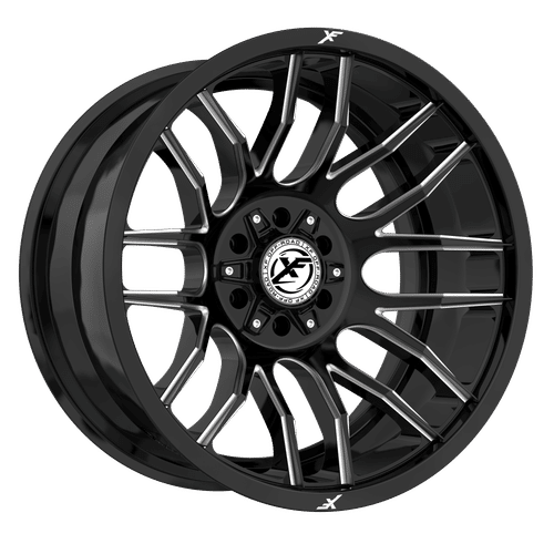 XF OFFROAD XF-232 20.0x10.0 5x127/5x139.7 Gloss Black Milled