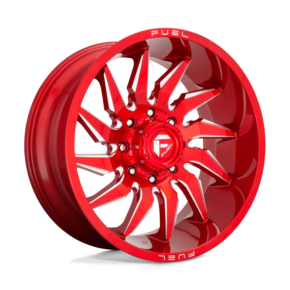 FUEL OFF-ROAD D745 SABER 24.0x12.0 8x170 CANDY RED MILLED