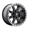 FUEL OFF-ROAD D551 20.0x9.0 6x139.7 MATTE BLACK GUN METAL RING
