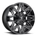 FUEL OFF-ROAD D555 AMBUSH 20.0x10.0 6x135/6x139.7 GLOSS BLACK MILLED