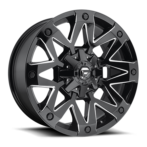 FUEL OFF-ROAD D555 AMBUSH 20.0x10.0 6x135/6x139.7 GLOSS BLACK MILLED