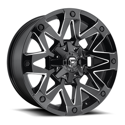 FUEL OFF-ROAD D555 AMBUSH 20.0x10.0 6x135/6x139.7 GLOSS BLACK MILLED