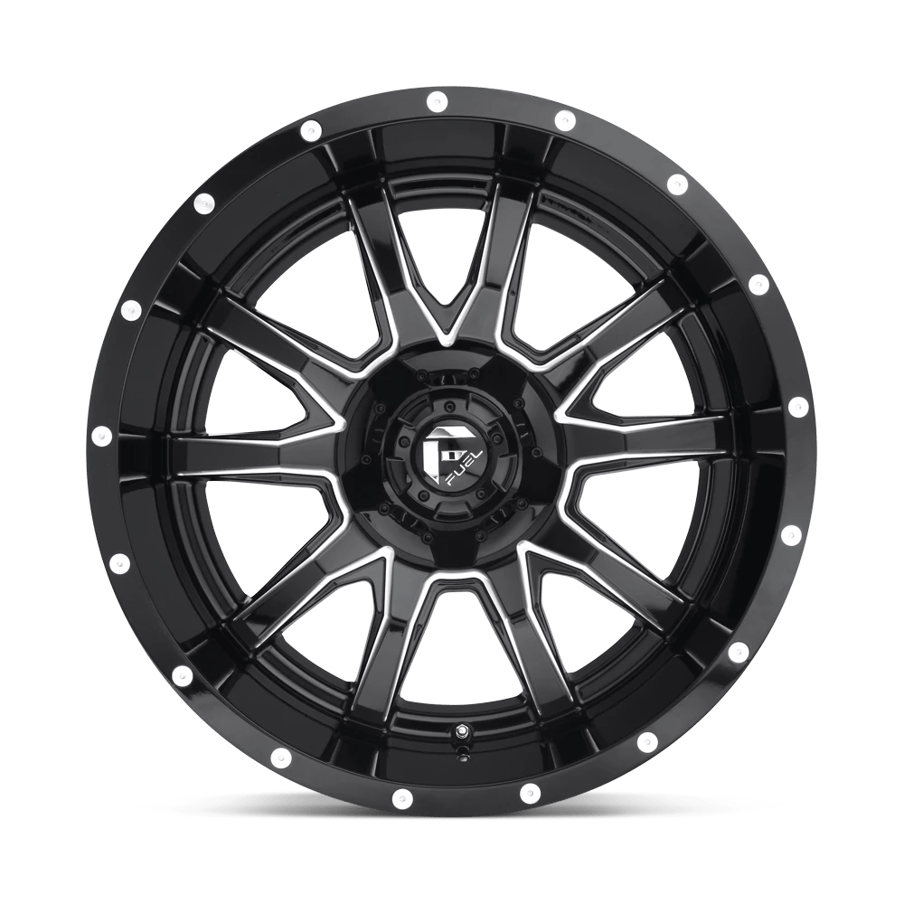 FUEL OFF-ROAD D627 VANDAL 20.0x10.0 5x139.7/5x150 GLOSS BLACK MILLED