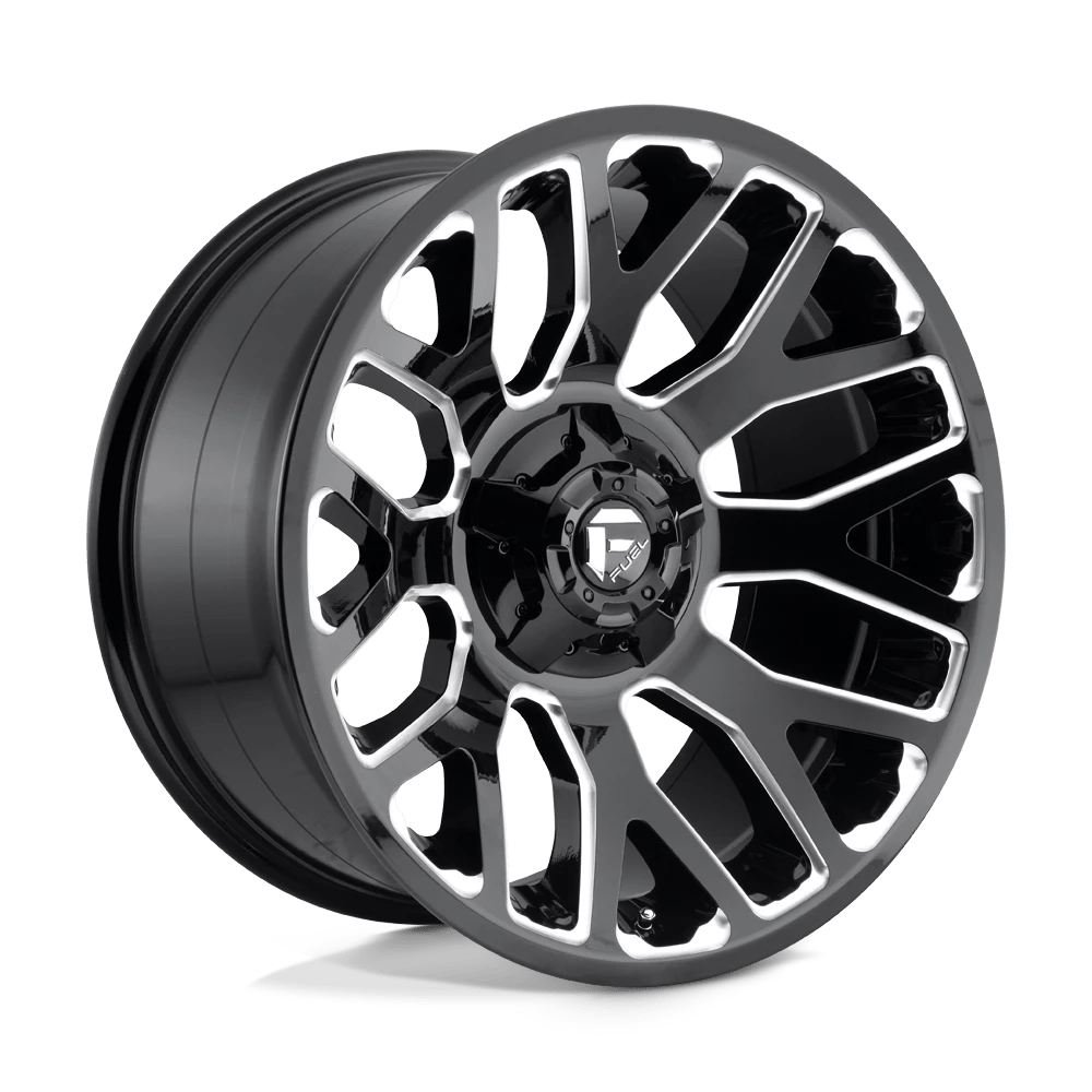 FUEL OFF-ROAD D607 WARRIOR 20.0x9.0 8x165.1 GLOSS BLACK MILLED
