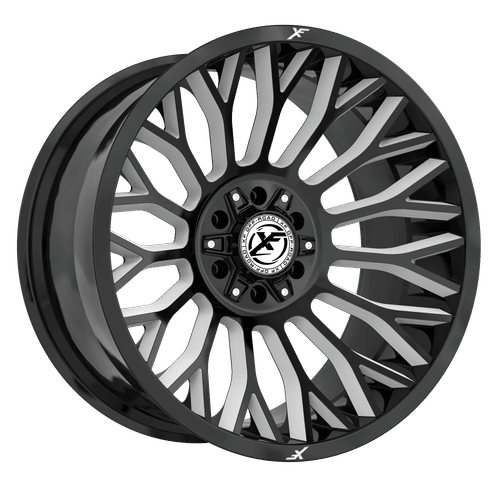 XF OFFROAD XF-237 20.0x9.0 6x135/6x139.7 Gloss Black Milled