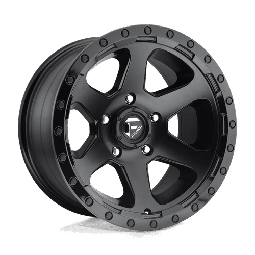 FUEL OFF-ROAD D589 17.0x9.0 5x127 MATTE BLACK GLOSS BLACK LIP