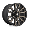 Fuel D674 17x9 6x135 1 MATTE BLACK DOUBLE DARK TINT