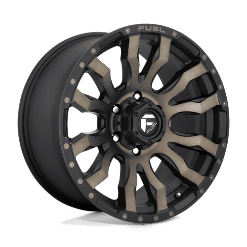 Fuel D674 17x9 6x135 1 MATTE BLACK DOUBLE DARK TINT