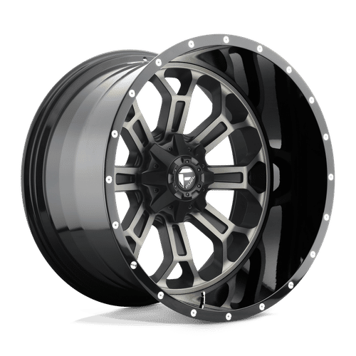 FUEL OFF-ROAD D561 22.0x12.0 8x170 GLOSS MACHINED DOUBLE DARK TINT