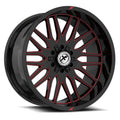 XF OFFROAD XF-240GBML-R 20x10 5x127/5x139.7 -12 Gloss Black Milled Red