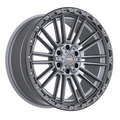 VORTEK VRT-604 17x9 6x135/6x139.7 0 Matte Titanium Black Bead Ring
