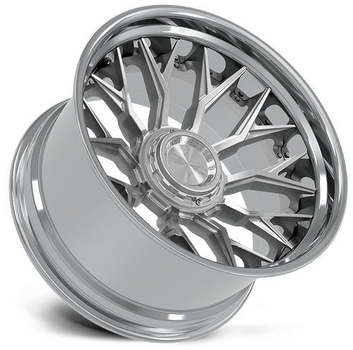 BFX2 22x10 8x165.1 / 8x180 -24 Polished Lip / Brushed Centre