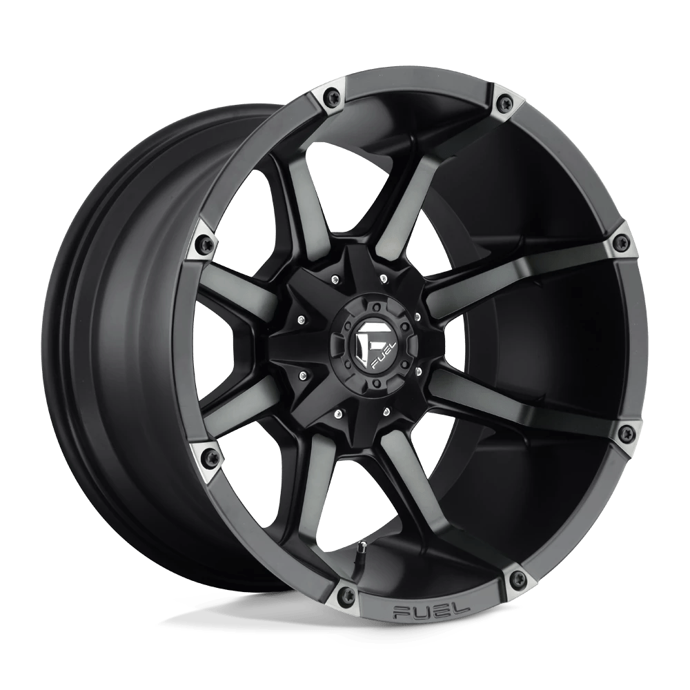 FUEL OFF-ROAD D556 COUPLER 18.0x9.0 8x180 MATTE BLACK DOUBLE DARK TINT