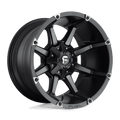 FUEL OFF-ROAD D556 COUPLER 18.0x9.0 8x180 MATTE BLACK DOUBLE DARK TINT