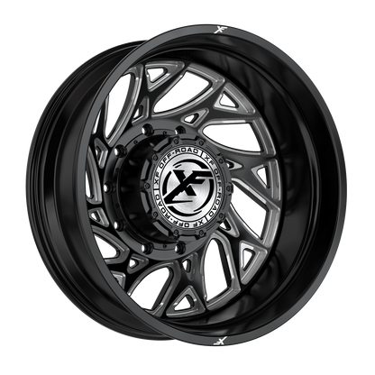 XF OFFROAD XF-229 20.0x10.0 6x135/6x139.7 Gloss Black Milled
