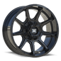 TWISTED OFF-ROAD TW2 22x10 8x165.1/8x170 -18 Gloss Black