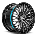 Sentali Barrel Forged SB1 22x9.5 5x127 35 Gloss Black Lip / Matte Gunmetal Centre