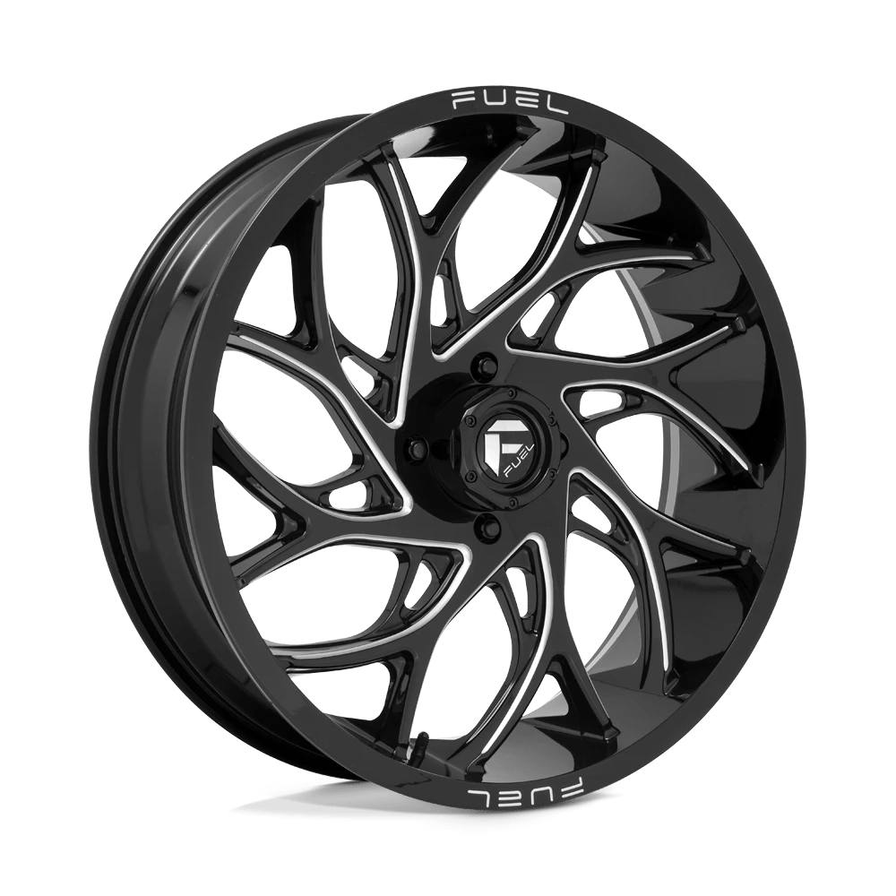 FUEL OFF-ROAD D741 RUNNER 22.0x7.0 4x156 GLOSS BLACK MILLED