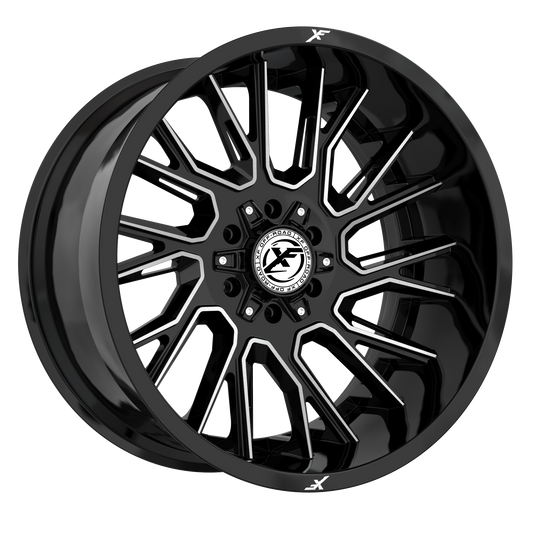 XF OFFROAD XF-230 22.0x10.0 8x165.1/8x170 Gloss Black Machined