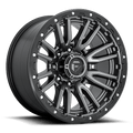 Fuel D680 REBEL 22x12 8x180 -44 MATTE GUN METAL BLACK BEAD RING