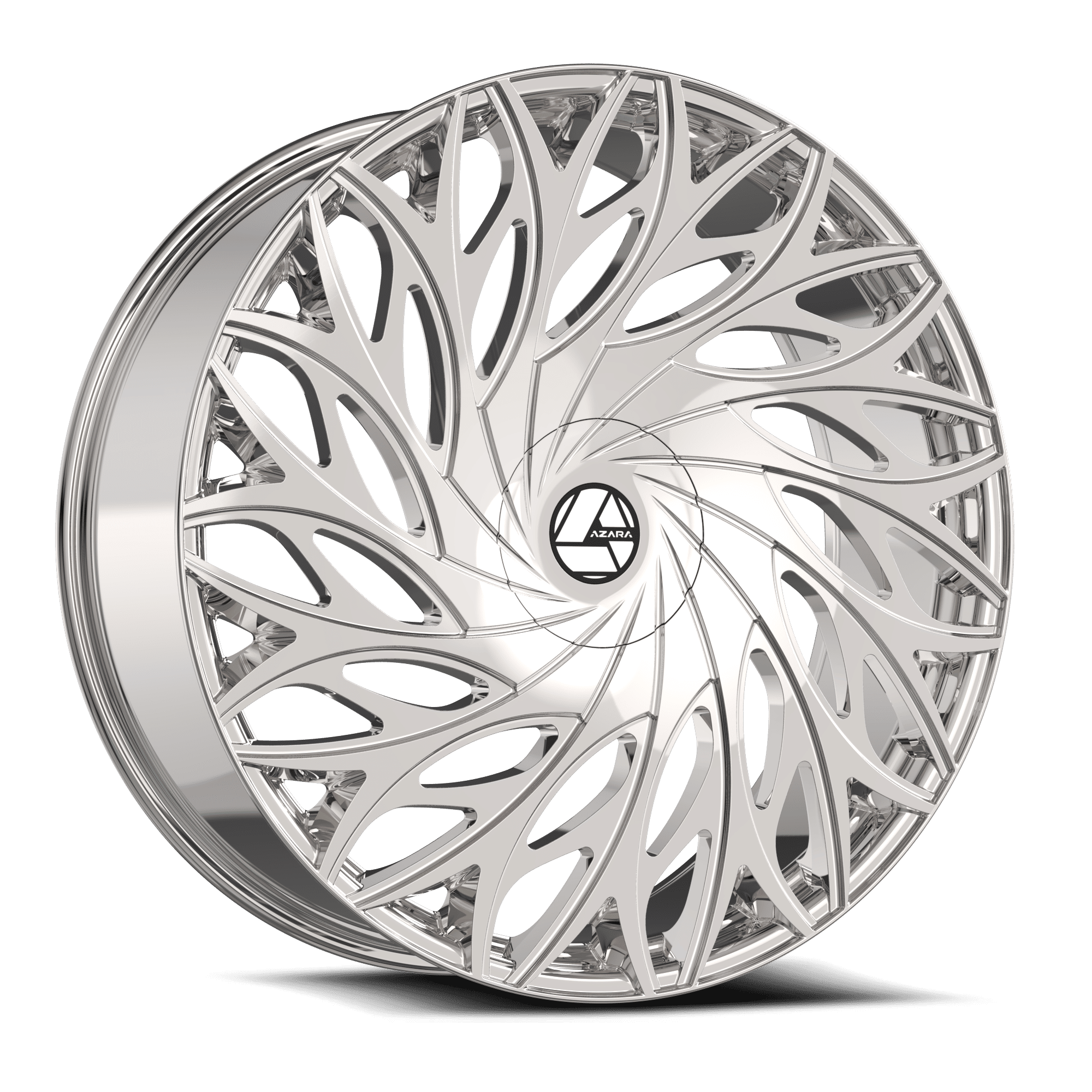 AZARA AZA-525 20.0x8.5 5x112/5x114.3 Nano Chrome