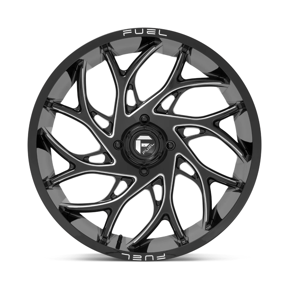 FUEL OFF-ROAD D741 RUNNER 22.0x7.0 4x156 GLOSS BLACK MILLED
