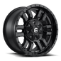 Fuel D596 20x10 5x114.3/5x127 -18 MATTE BLACK GLOSS BLACK LIP