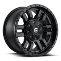 Fuel D596 20x10 5x114.3/5x127 -18 MATTE BLACK GLOSS BLACK LIP
