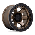 Fuel D124 17x9 6x135 -15 MATTE BRONZE WITH MATTE BLACK RING