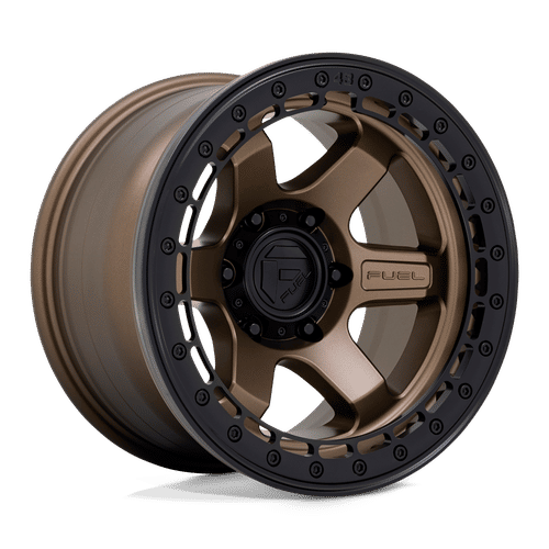 FUEL OFF-ROAD D124 17.0x9.0 6x135 MATTE BRONZE WITH MATTE BLACK RING