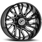 XF OFFROAD XF-230 22.0x12.0 8x165.1/8x170 Gloss Black Milled