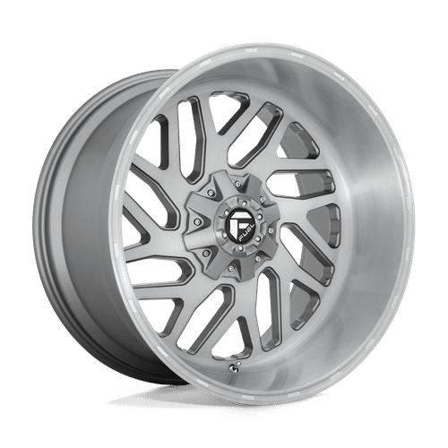 FUEL OFF-ROAD D715 22.0x12.0 6x135/6x139.7 BRUSHED GUN METAL TINTED CLEAR