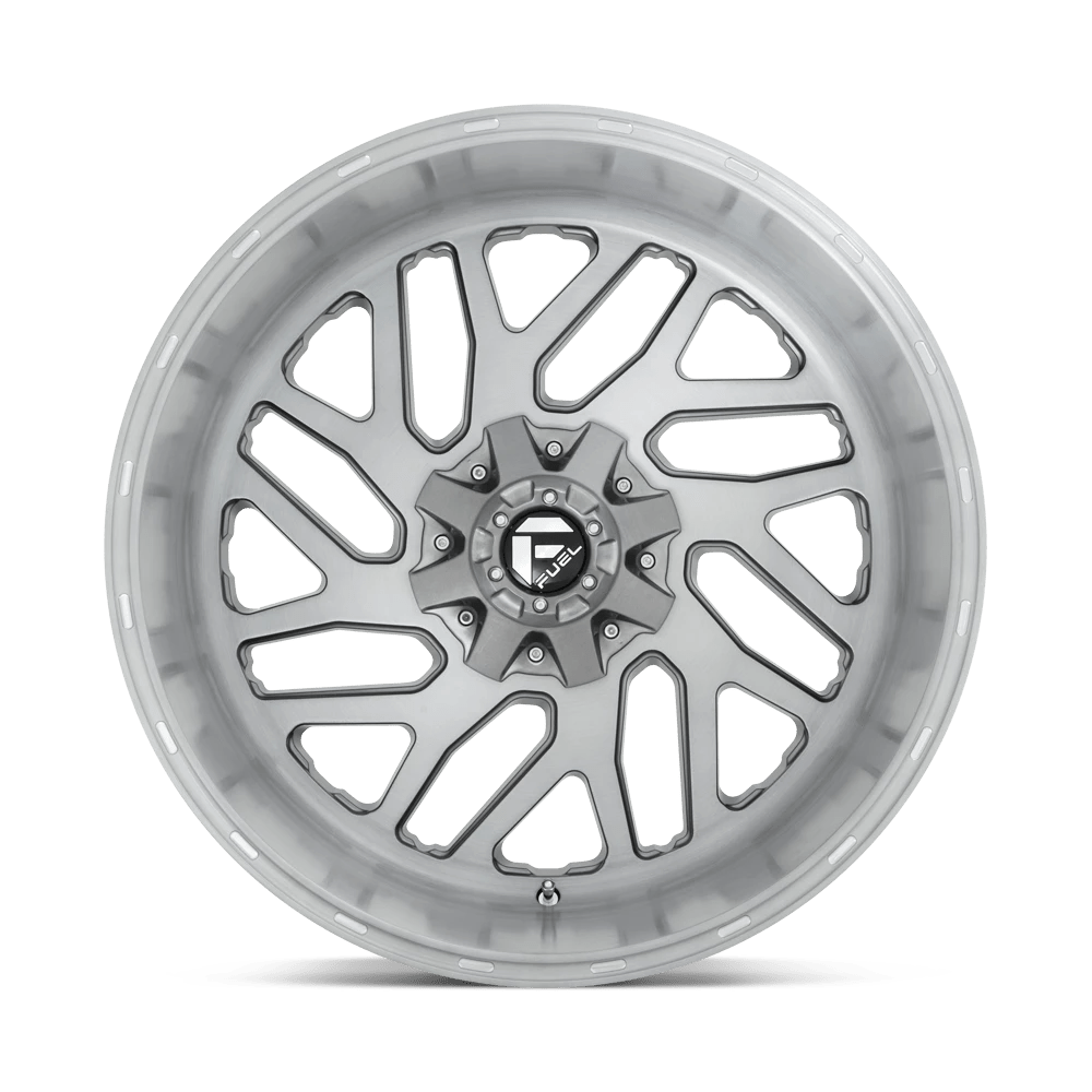 FUEL OFF-ROAD D715 TRITON PLATINUM 26.0x12.0 5x127/5x139.7 BRUSHED GUN METAL TINTED CLEAR